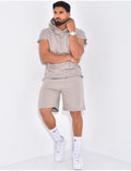 Ensemble short et t-shirt à capuche 