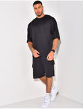 Ensemble short et t-shirt à poches
