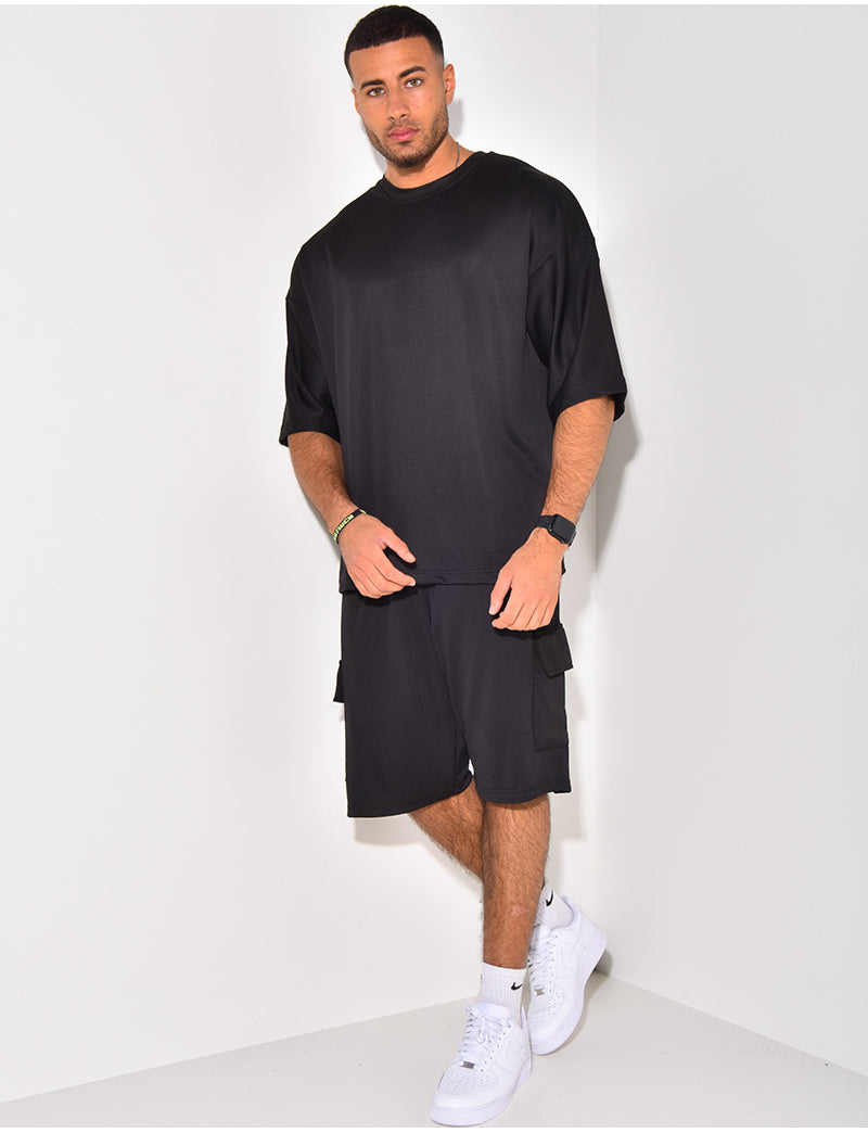 Ensemble short et t-shirt à poches