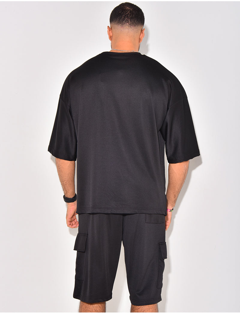 Ensemble short et t-shirt à poches