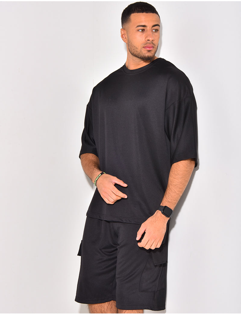 Ensemble short et t-shirt à poches
