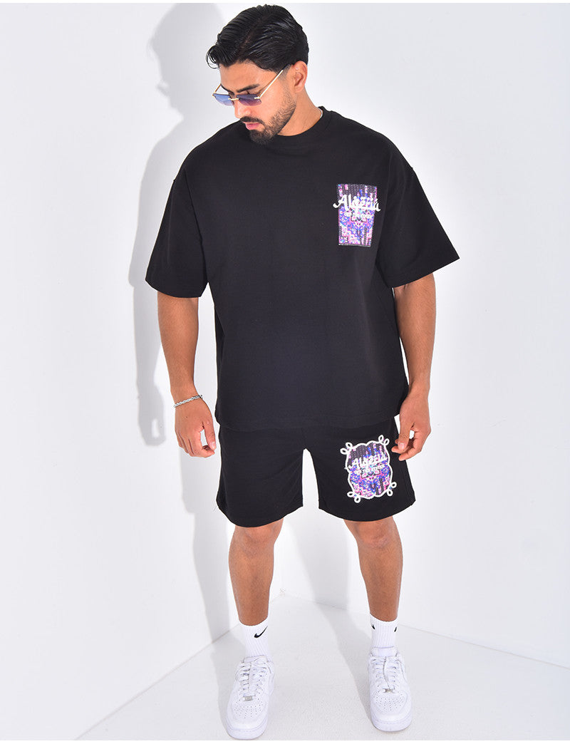 Ensemble short et t-shirt "Algéria"