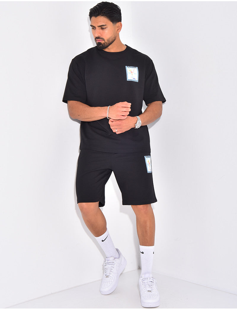 Ensemble short et t-shirt "Algérie"