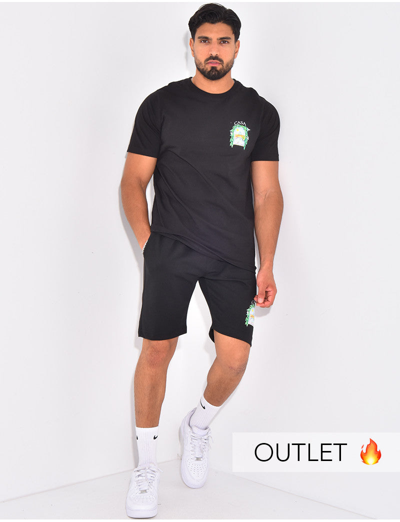 Ensemble short et t-shirt "Casa"