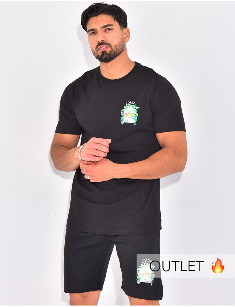 Ensemble short et t-shirt "Casa"
