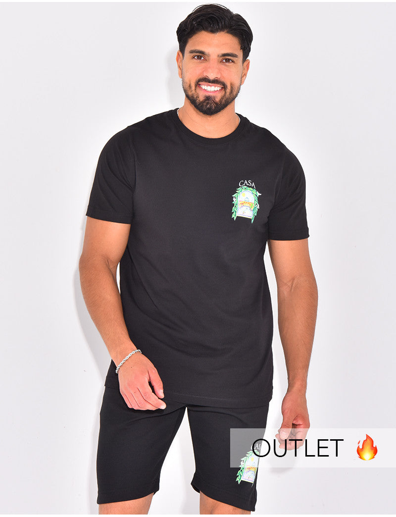 Ensemble short et t-shirt "Casa"