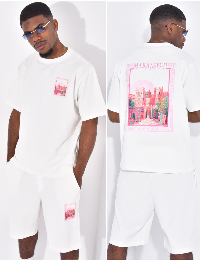 Ensemble short et t-shirt "Marrakech"