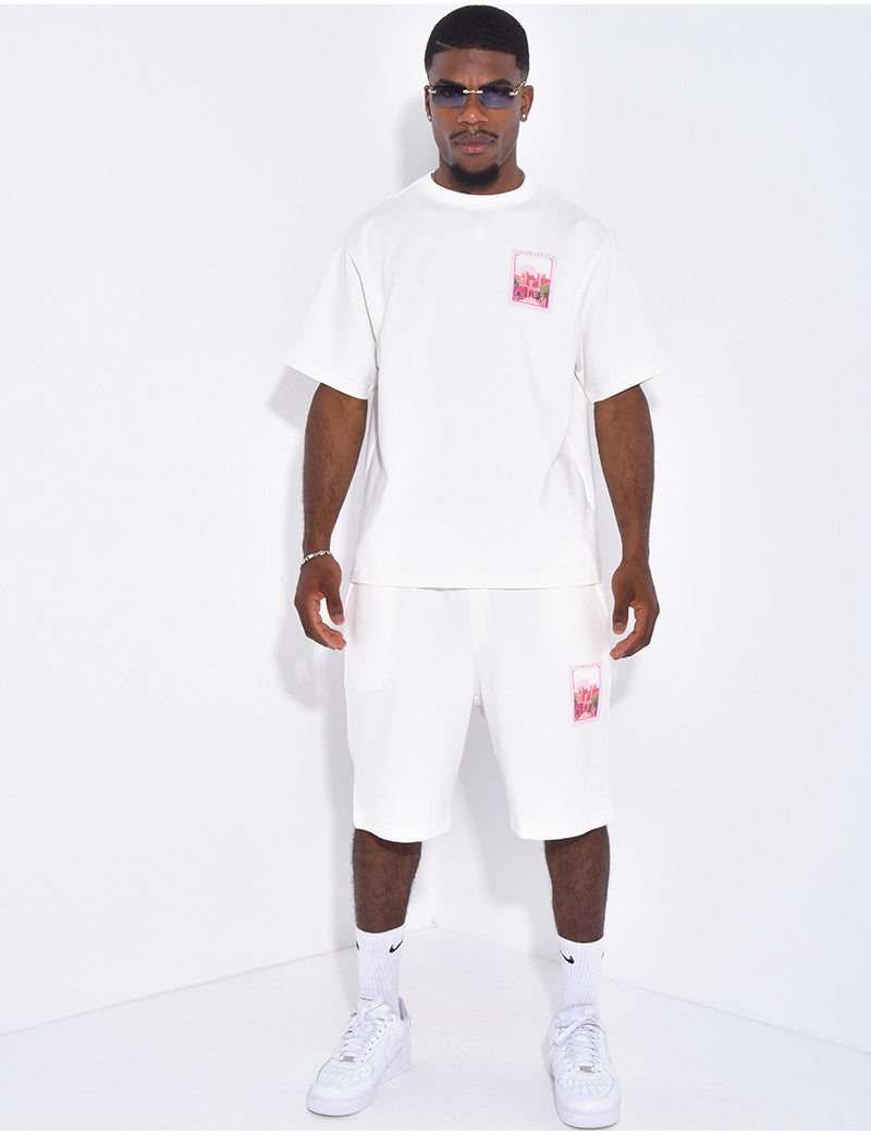 Ensemble short et t-shirt "Marrakech"