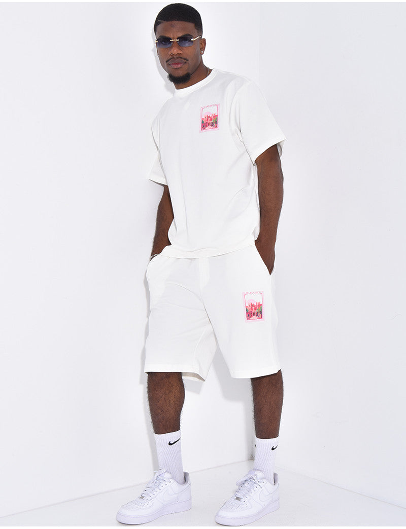 Ensemble short et t-shirt "Marrakech"