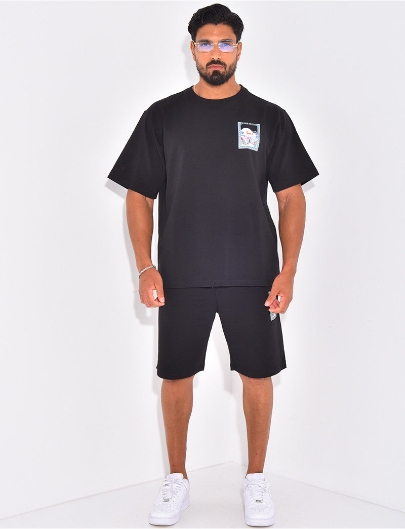 Ensemble short et t-shirt "Marrakech"