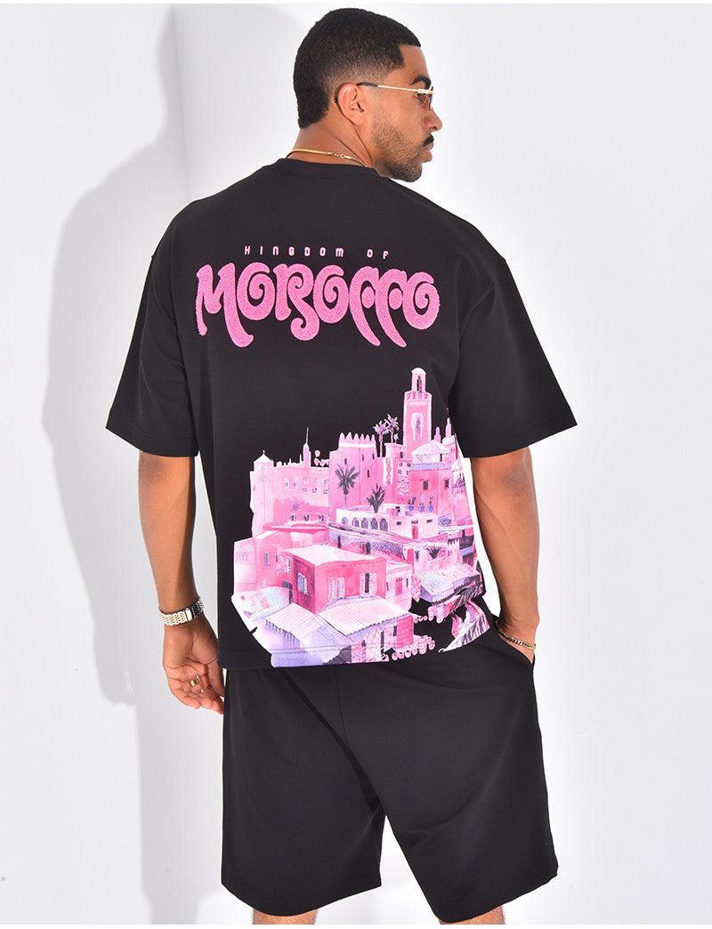 Ensemble short et t-shirt "Morocco"