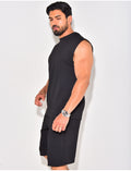 Ensemble short et t-shirt texturé