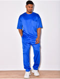 Ensemble t-shirt à poches et pantalon cargo côtelé