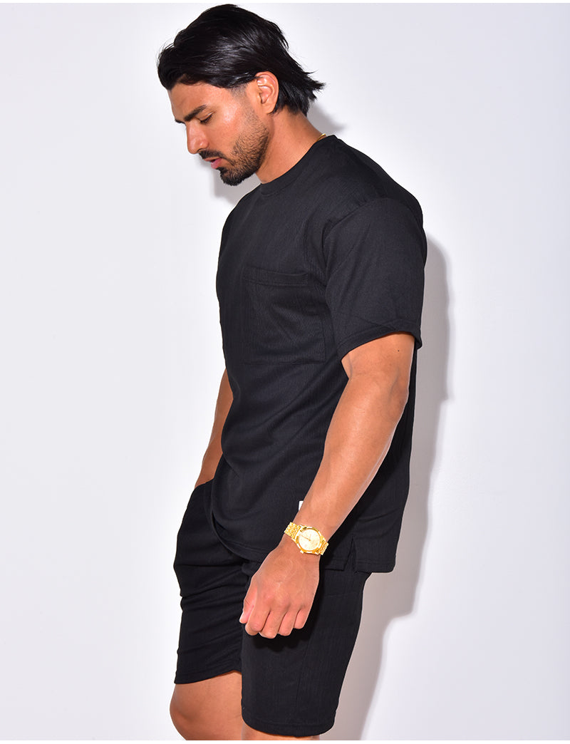 Ensemble t-shirt à poches et short