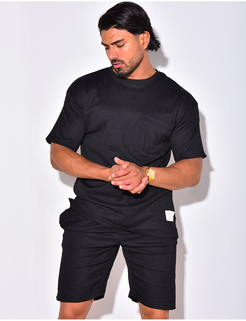 Ensemble t-shirt à poches et short