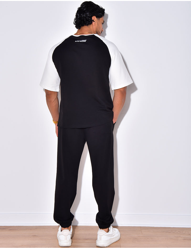 Ensemble t-shirt et pantalon " Life time"