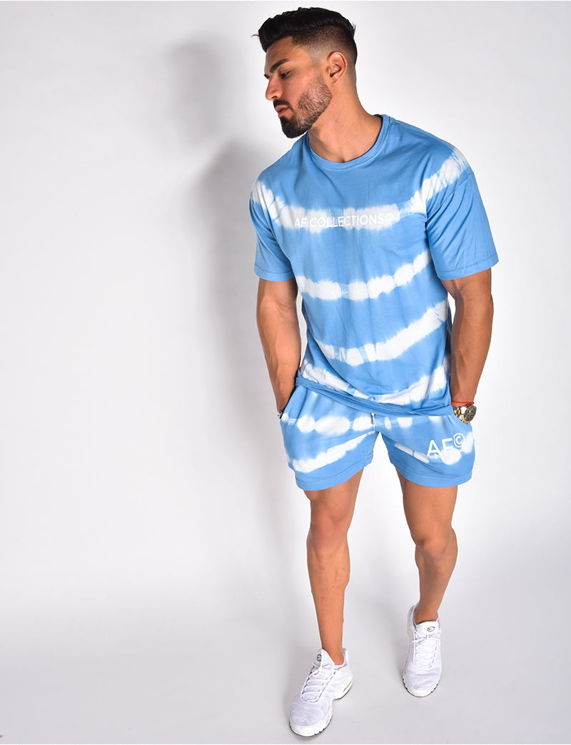 Ensemble t-shirt et short tie and dye "AF Collection"