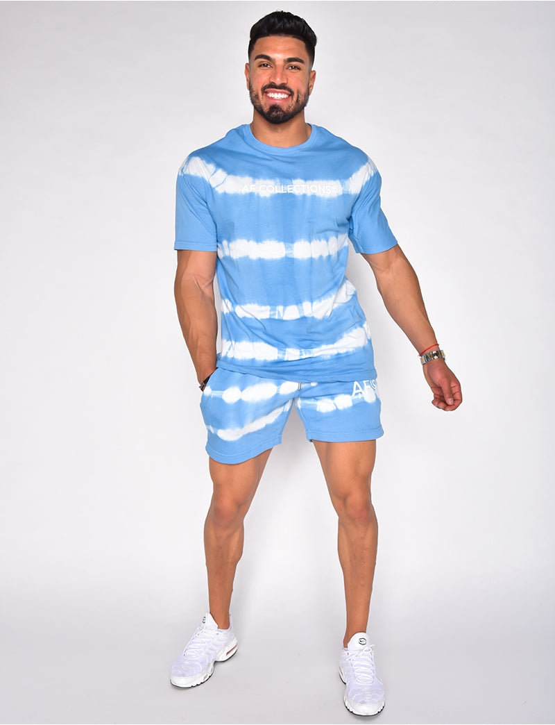 Ensemble t-shirt et short tie and dye "AF Collection"