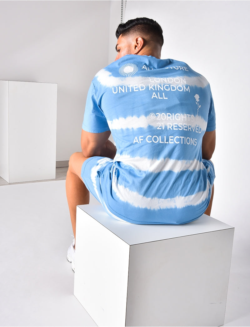 Ensemble t-shirt et short tie and dye "AF Collection"