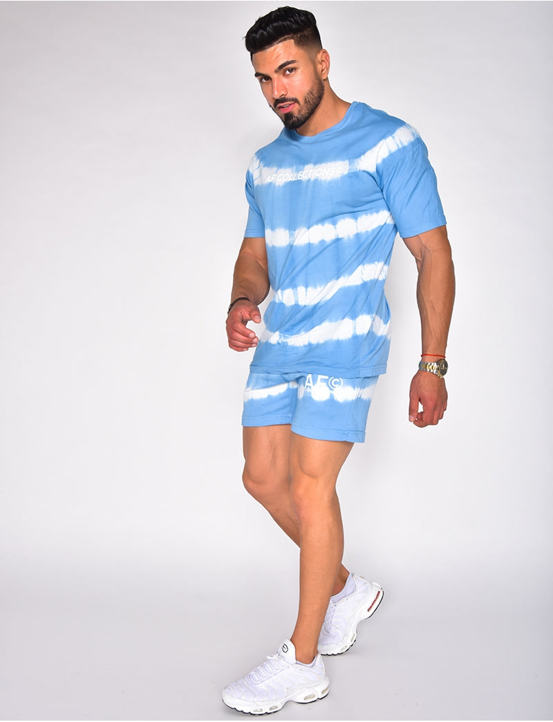 Ensemble t-shirt et short tie and dye "AF Collection"