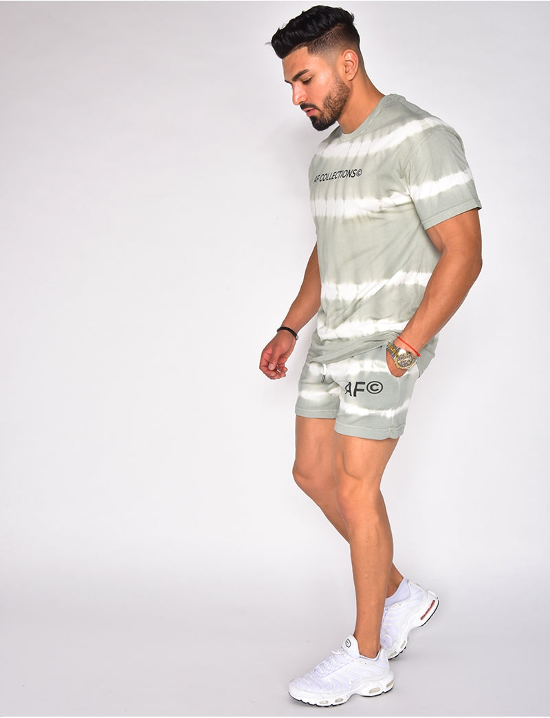 Ensemble t-shirt et short tie and dye "AF Collection"