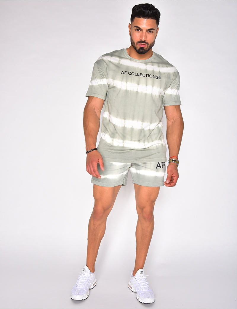 Ensemble t-shirt et short tie and dye "AF Collection"