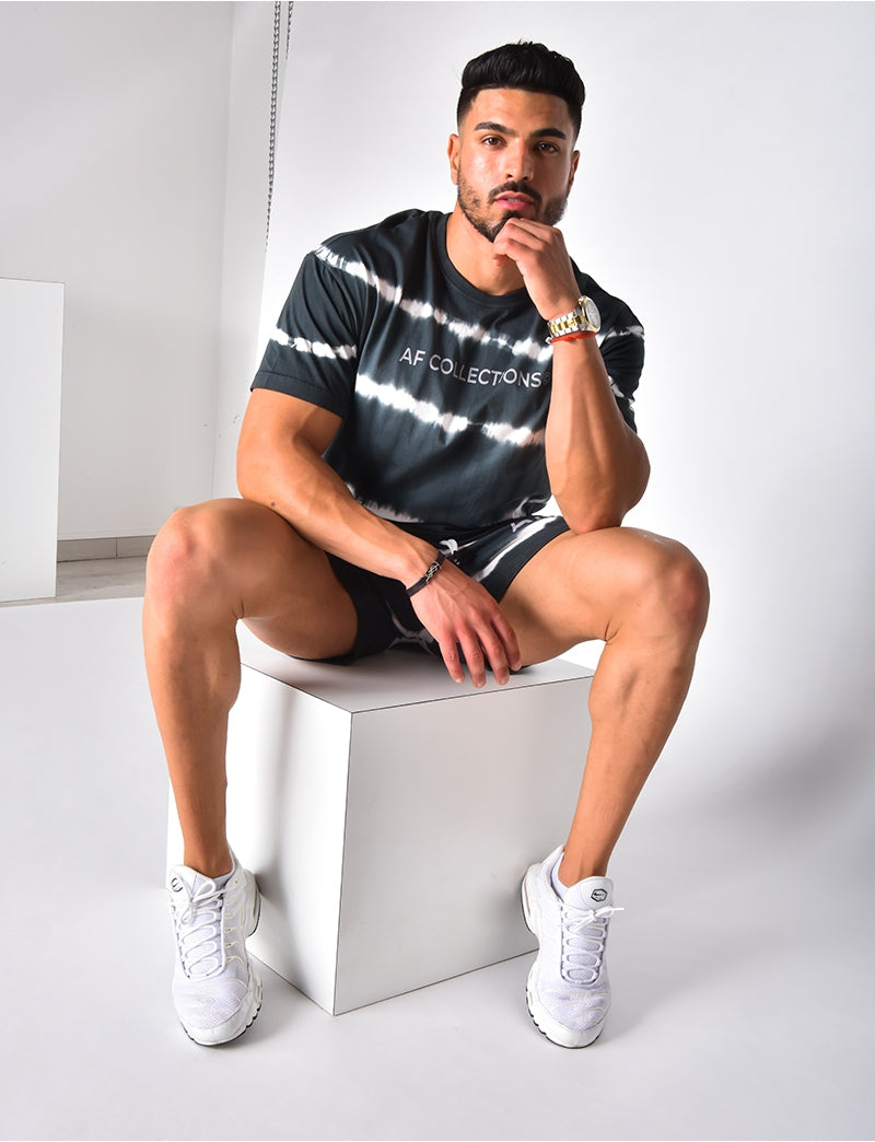 Ensemble t-shirt et short tie and dye "AF Collection"