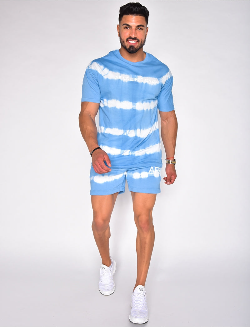Ensemble t-shirt et short tie and dye "AF Collection"