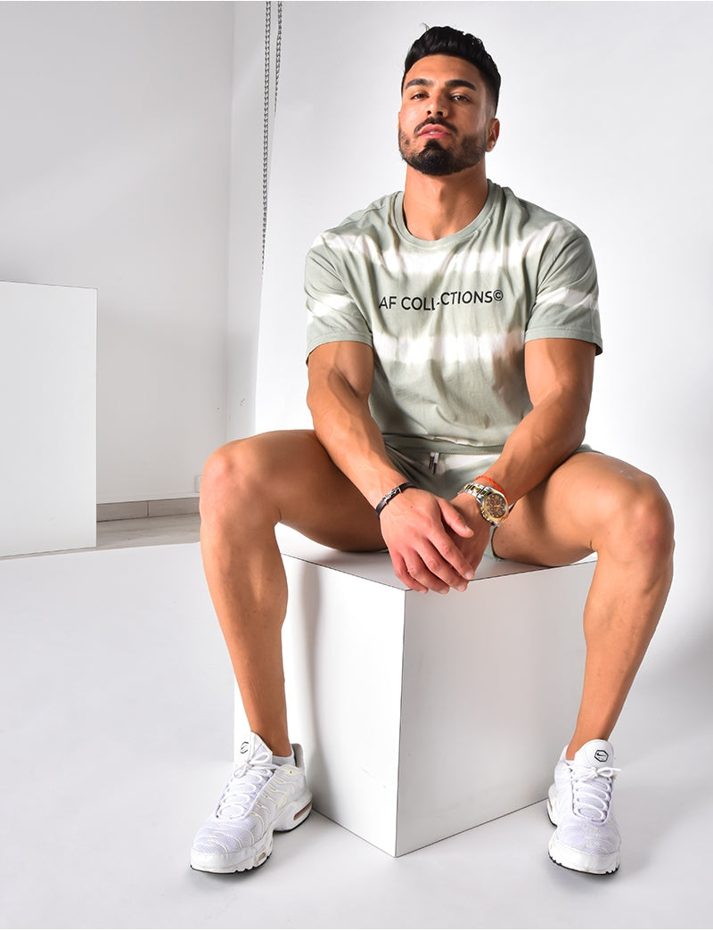 Ensemble t-shirt et short tie and dye "AF Collection"