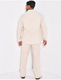 Ensemble texturé pantalon et chemise