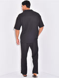 Ensemble texturé pantalon et chemise