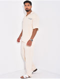 Ensemble texturé pantalon et chemise