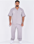 Ensemble texturé pantalon et chemise
