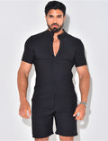 Ensemble texturé short et chemise
