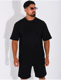 Ensemble texturé short et t-shirt