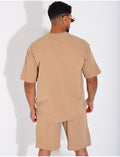 Ensemble texturé short et t-shirt