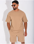 Ensemble texturé short et t-shirt