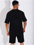Ensemble texturé short et t-shirt