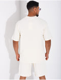 Ensemble texturé short et t-shirt