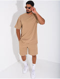 Ensemble texturé short et t-shirt