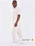 Ensemble uni pantalon et chemise manches courtes