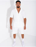 Ensemble uni short et chemise