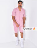 Ensemble uni short et chemise