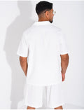 Ensemble uni short et chemise