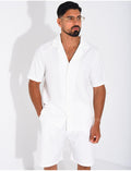 Ensemble uni short et chemise