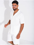 Ensemble uni short et chemise