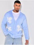 Gilet à motifs trèfle