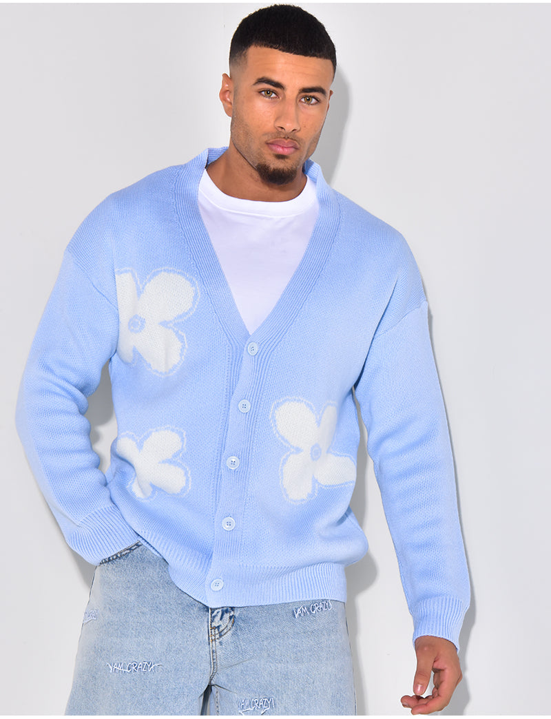 Gilet à motifs trèfle