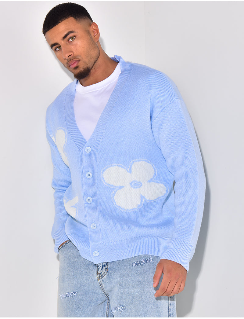 Gilet à motifs trèfle