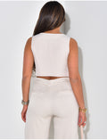 Gilet de costume sans manche